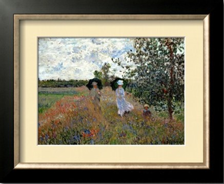 Promenade Near Argenteuil, 1873 - Claude Monet Paintings